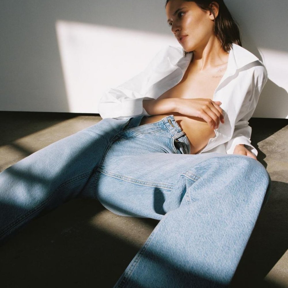 ZARA • THE ‘90S FULL LENGTH JEANS (Raw Hem)